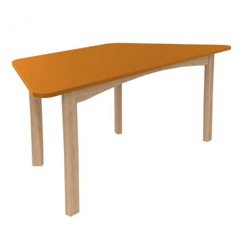 Table trapèze en bois pour enfants