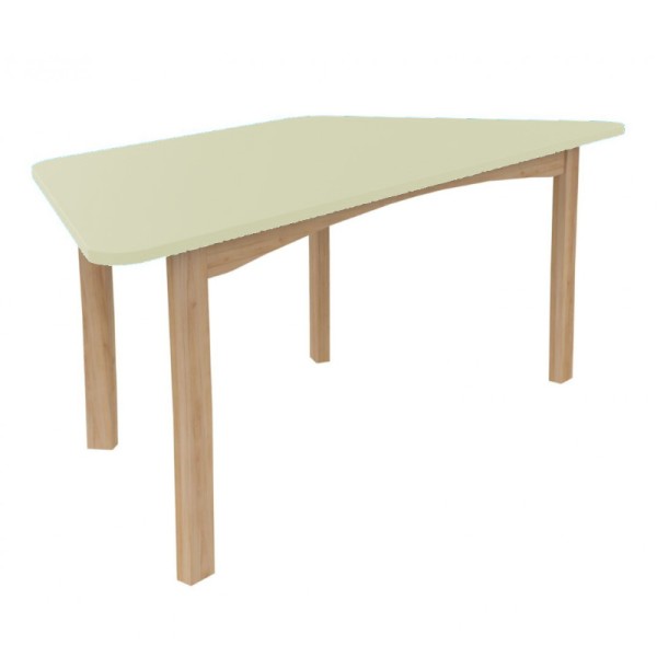 Table trapèze en bois pour enfants