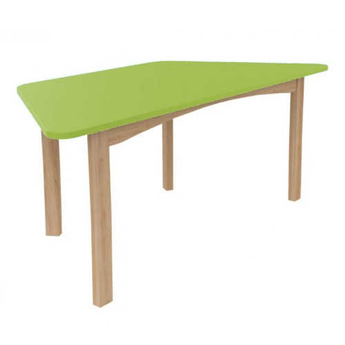 Table trapèze en bois pour enfants