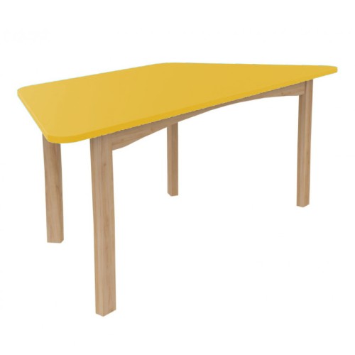 Table trapèze en bois pour enfants