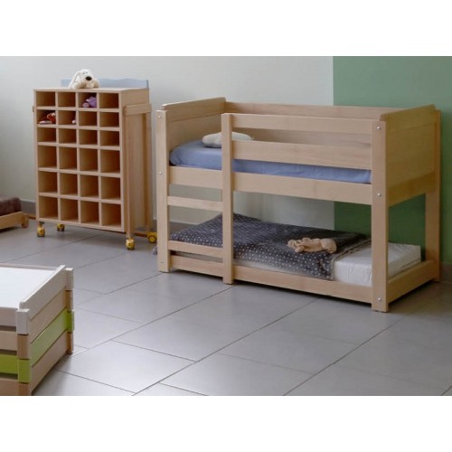 Lit duo maternelle avec matelas