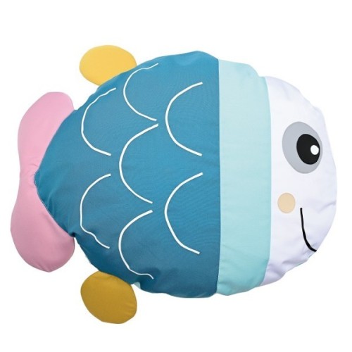 Grand coussin doux poisson