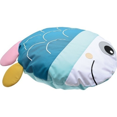 Grand coussin doux poisson