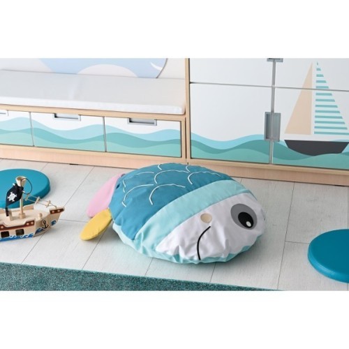 Grand coussin doux poisson