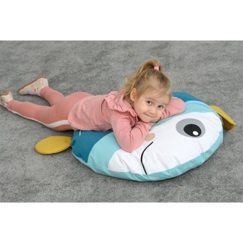 Grand coussin doux poisson