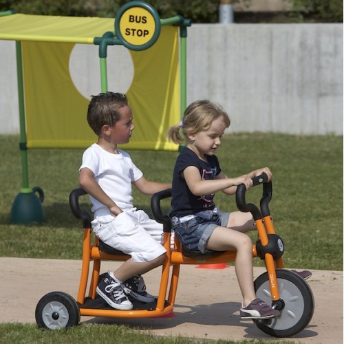 Tricycle tandem enfant 2 - 4 ans