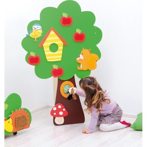 Jeu mural en bois arbre