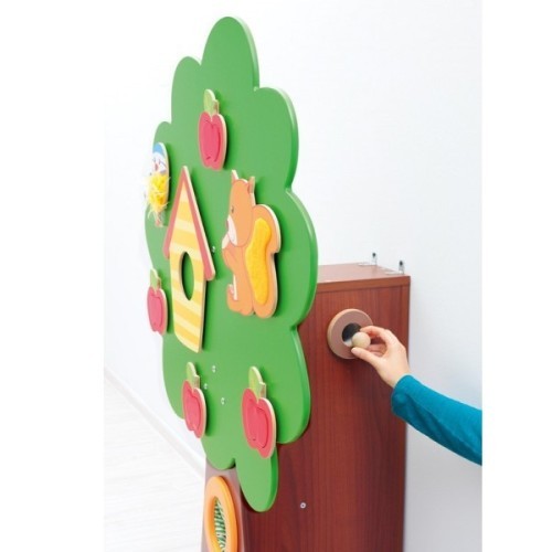 Jeu mural en bois arbre