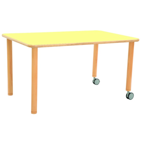 Table enfant rectangle 120 x 80 cm mobile