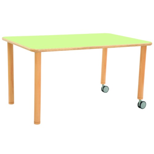 Table enfant rectangle 120 x 80 cm mobile