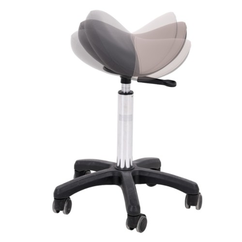 Tabouret ergonomique sur roulettes