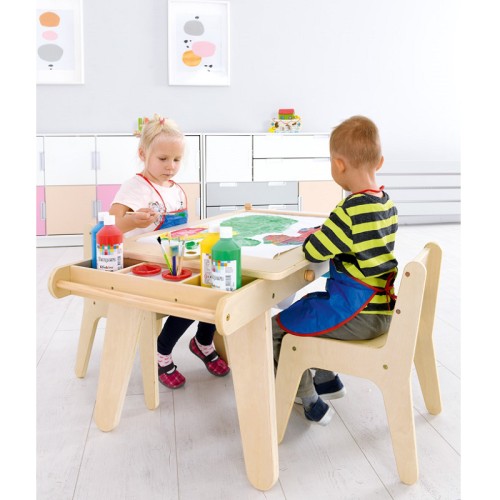 Table enfant pour art plastique