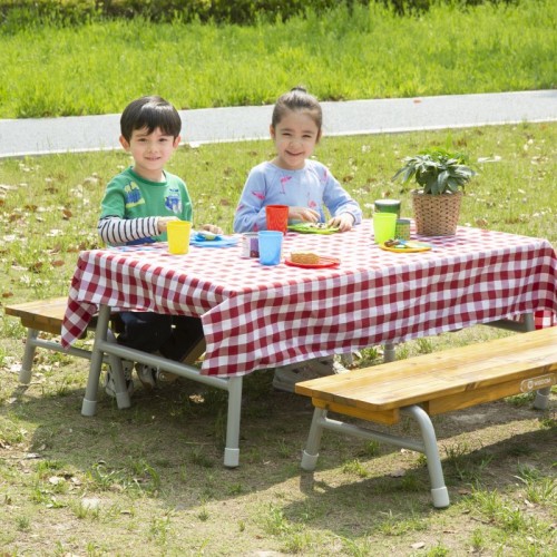 Table enfant d'extérieur pliable 120 cm