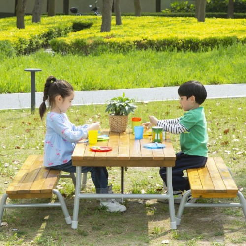 Table enfant d'extérieur pliable 120 cm