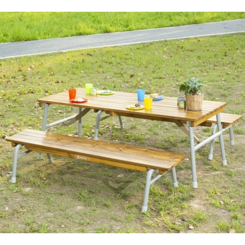 Table pliable classe en plein air