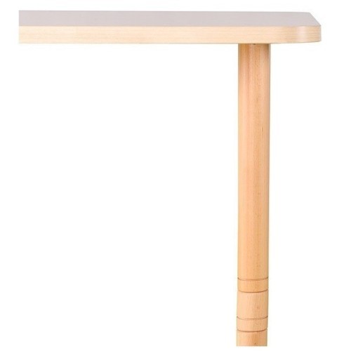 Table carrée bois réglable