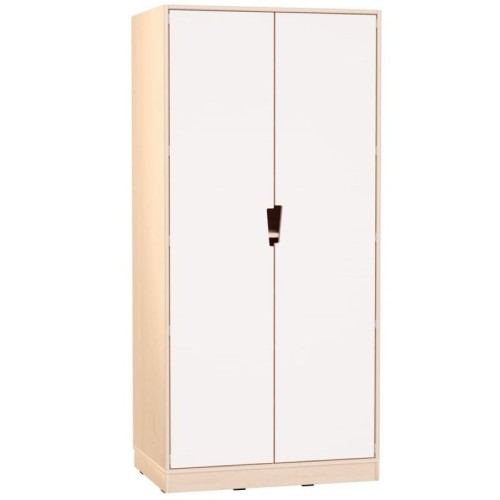 Armoire avec étagères coulissantes