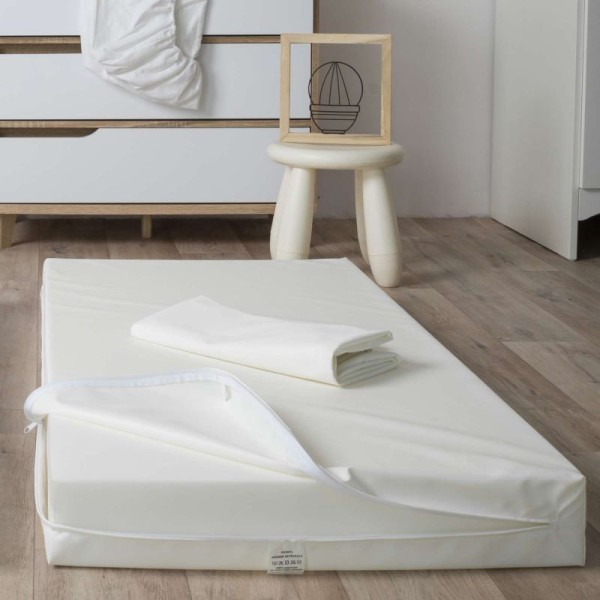 Lot de 2 - Matelas avec housse imperméable