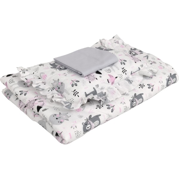 Pack linge de lit avec couette, drap et oreiller