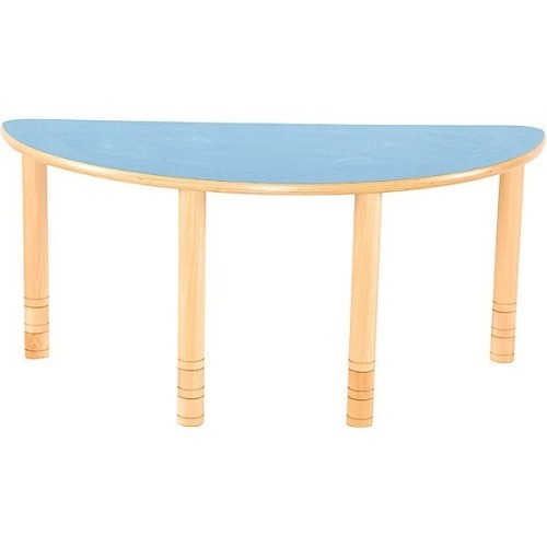 Table maternelle demi cercle réglable