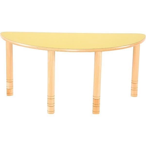 Table maternelle demi cercle réglable