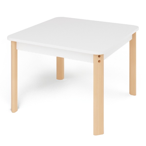 Table carrée colorée - de 40 à 58 cm