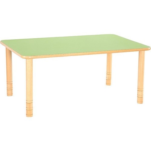 Table garderie rectangle réglable