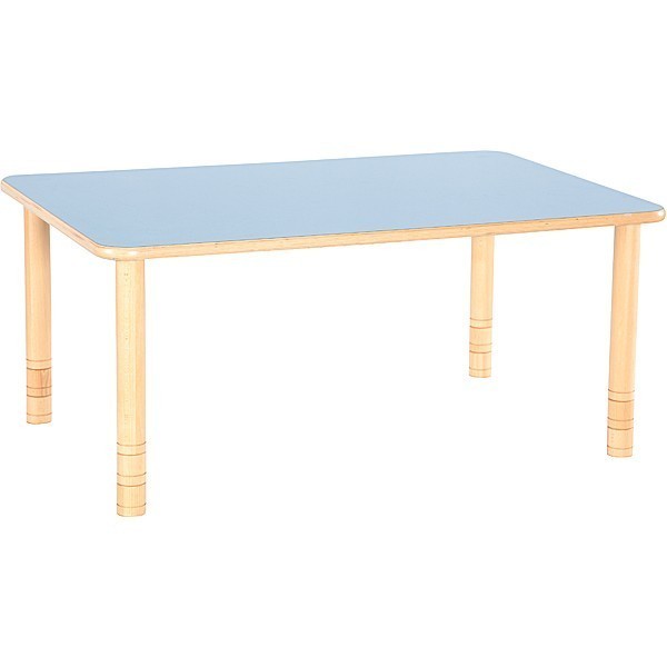 Table garderie rectangle réglable