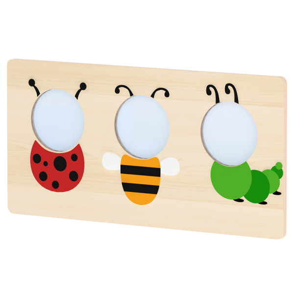 Miroir enfant avec insectes