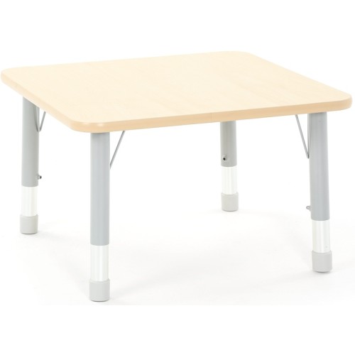 Table carrée réglable de 46 à 71 cm