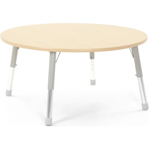 Table ronde 120 cm réglable de 46 à 71 cm