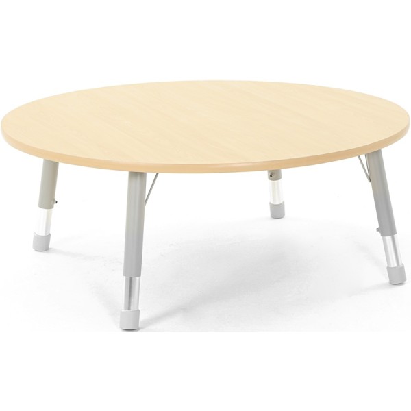 Table ronde 120 cm réglable de 46 à 71 cm