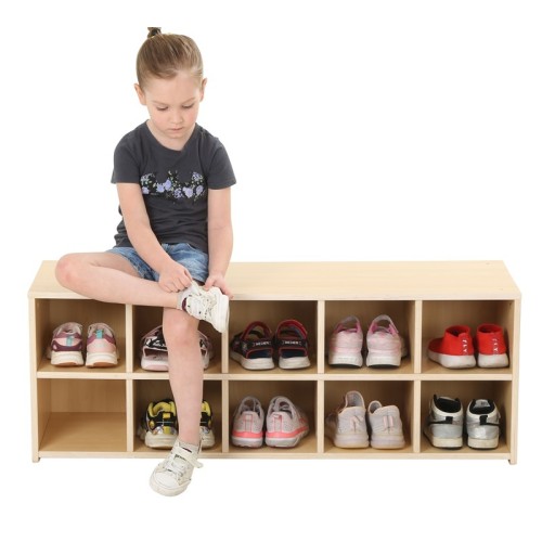 Banc enfant avec rangement chaussures