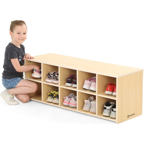 Banc enfant avec rangement chaussures