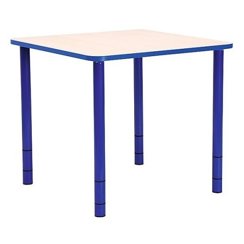 Table enfant carrée réglable - de 40 à 58 cm