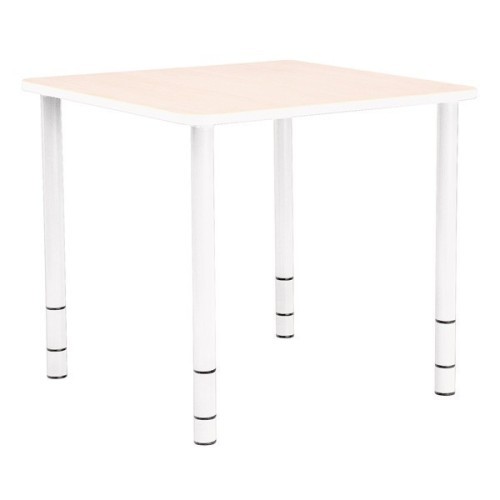 Table enfant carrée réglable - de 40 à 58 cm