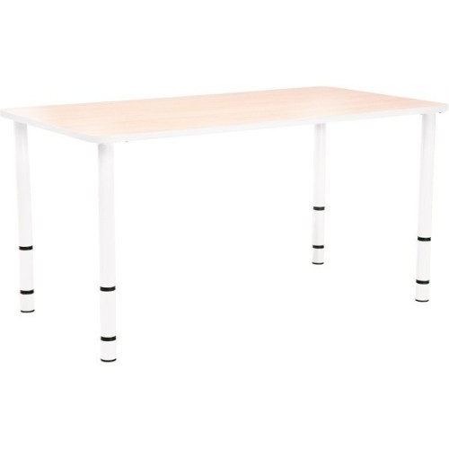 Table enfant rectangle réglable - de 40 à 58 cm