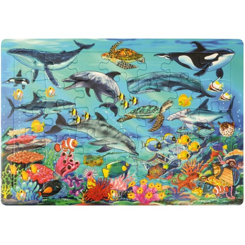 Pack 4 puzzles animaux