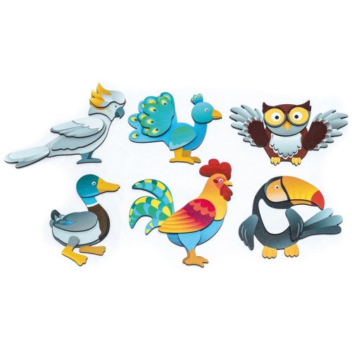 Pack puzzles magnétiques - Oiseaux et Poissons