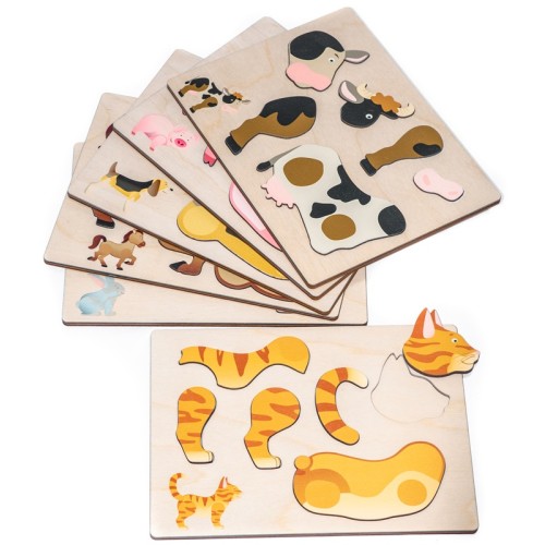 Pack puzzles aimantés - Jungle et Ferme