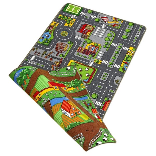 Tapis de jeu double face - Ville et Campagne