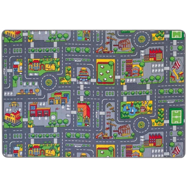 Grand tapis de jeu route - 200 x 140 cm