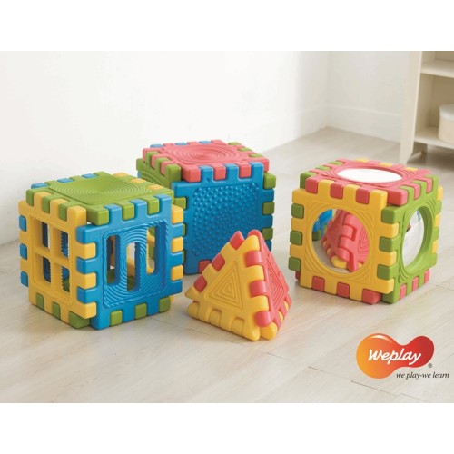 Blocs de construction tactiles maternelle