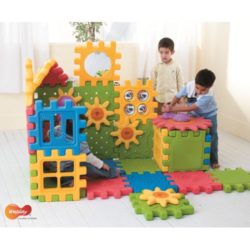 Blocs de construction tactiles maternelle