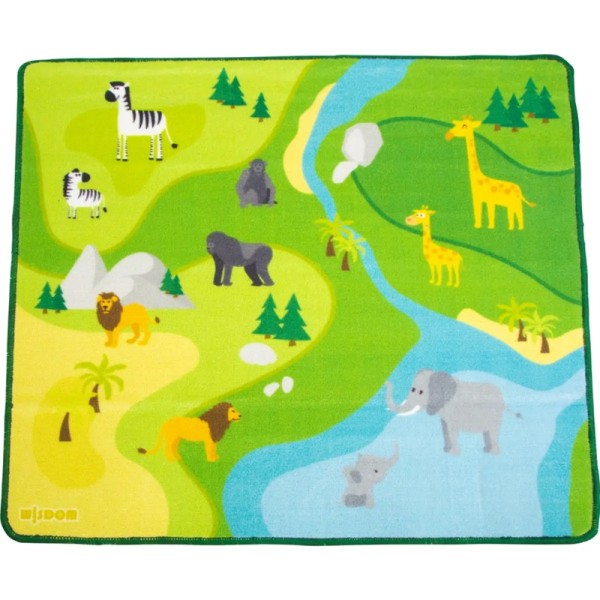 Tapis de jeu - Animaux dans la jungle