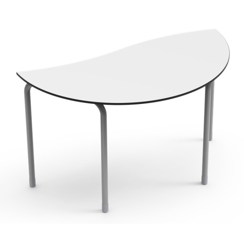 Table modulaire demi cercle ondulée