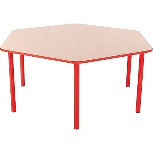 Table hexagonale maternelle fixe  - T1 à T3