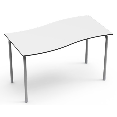 Table modulaire rectangle ondulée