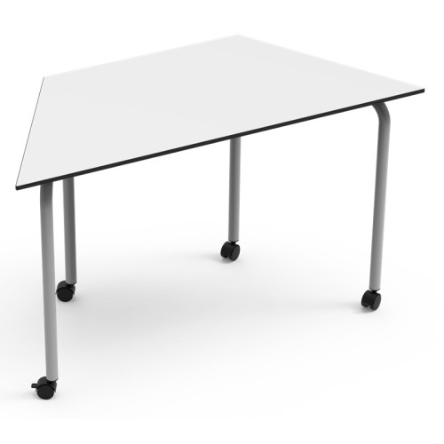 Table scolaire modulaire trapèze