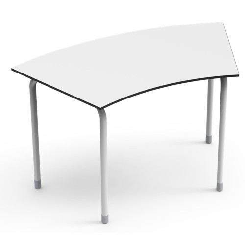 Table scolaire modulable courbée